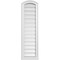 Ekena Millwork Arch Top Surface Mount PVC Gable Vent w/ 2"W x 2"P Brickmould Sill Frame, 12"W x 40"H GVPAR12X4003SN - alternate 1